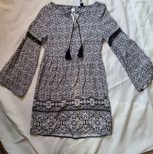 Boho mini dress